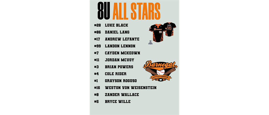 8U All Stars!