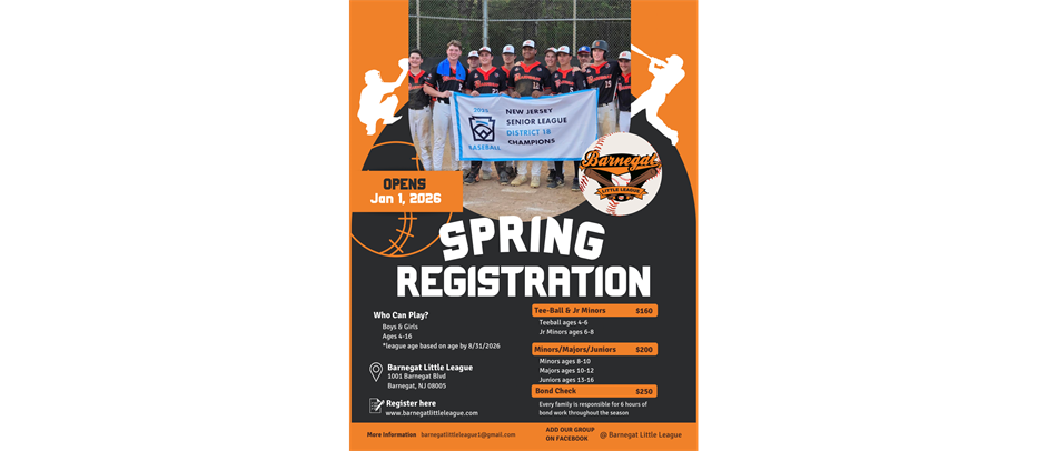 Registration Opens January 1st!